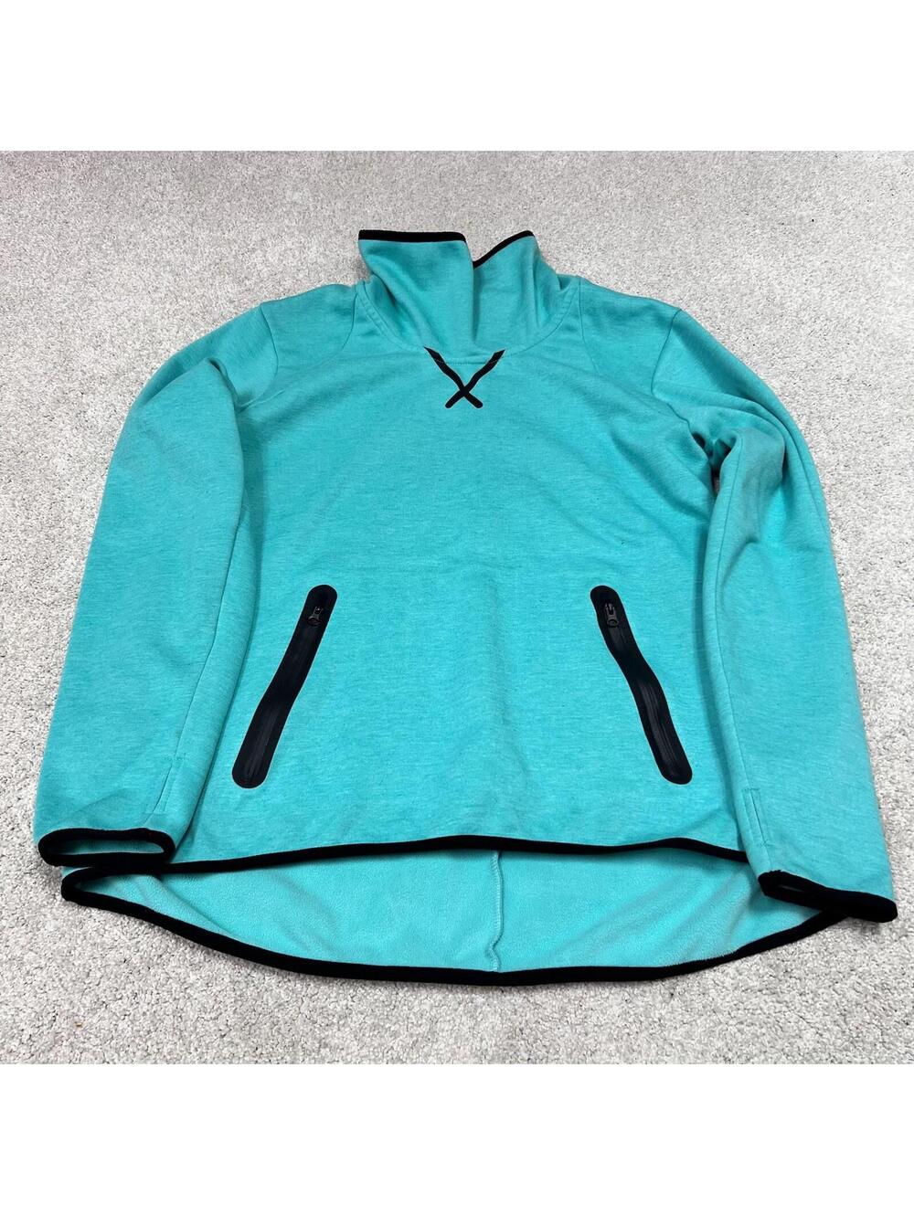 Champion Sweatshirt Women’s Green Long Pullover Size Large